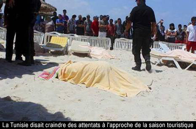 Attentat en Tunisie : 37 morts et 36 blessés