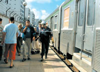 Collision entre deux trains à Alger
