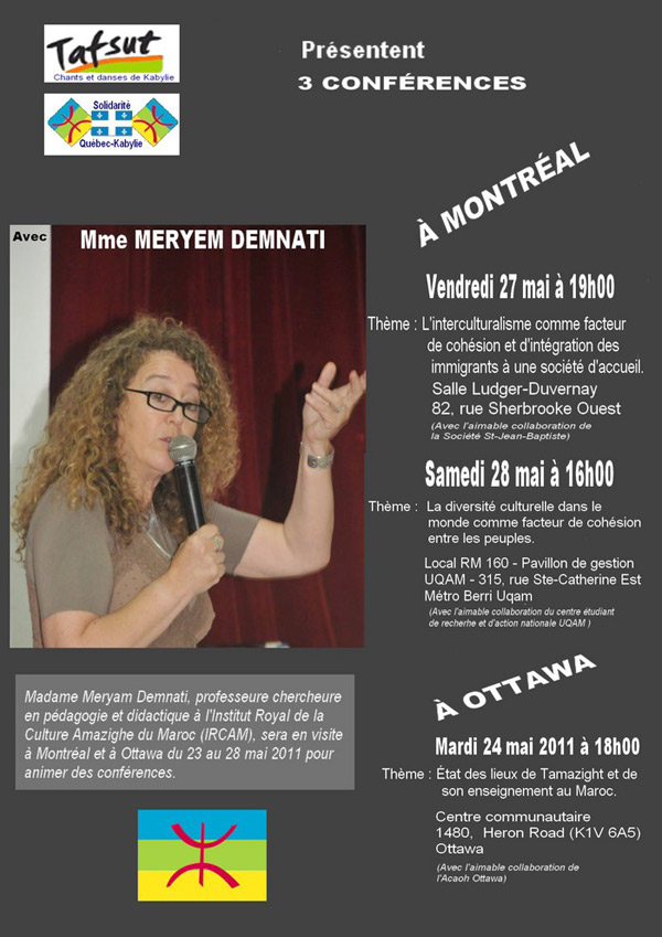 Meryem-Demnati à montreal mai 2011
