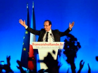 François Hollande élu président de la France, en appelle à l'Europe