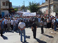 Imposante marche contre le terrorisme à Azeffoun ( Tizi Ouzou)